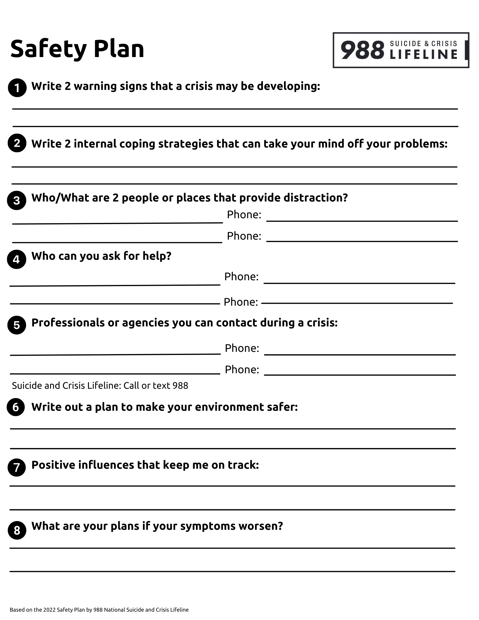 Safety Plan Domestic Violence Template