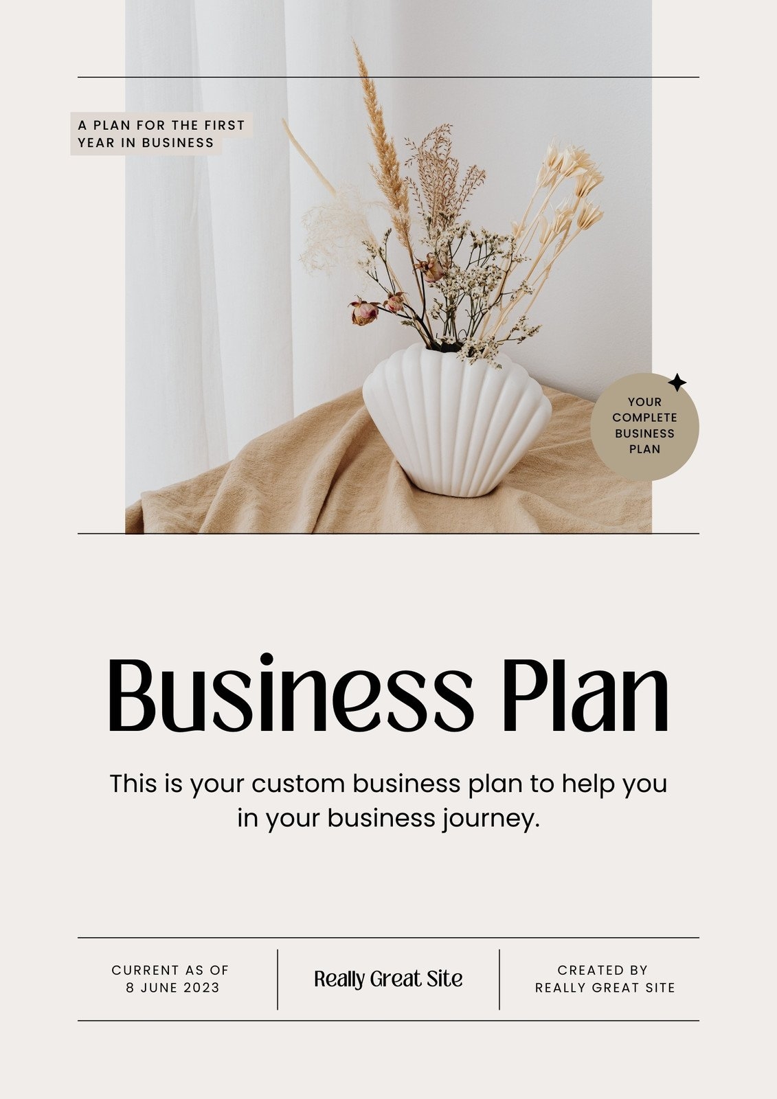 Art Business Plan Template