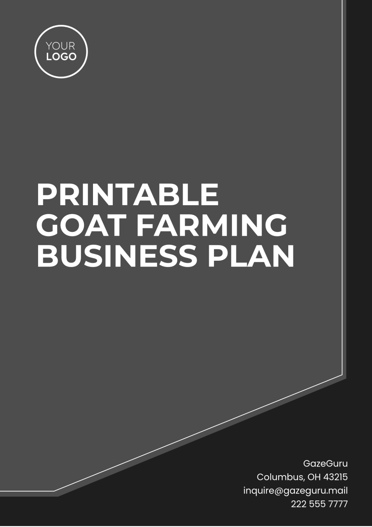 Free Farming Business Plan Templates Editable And Printable