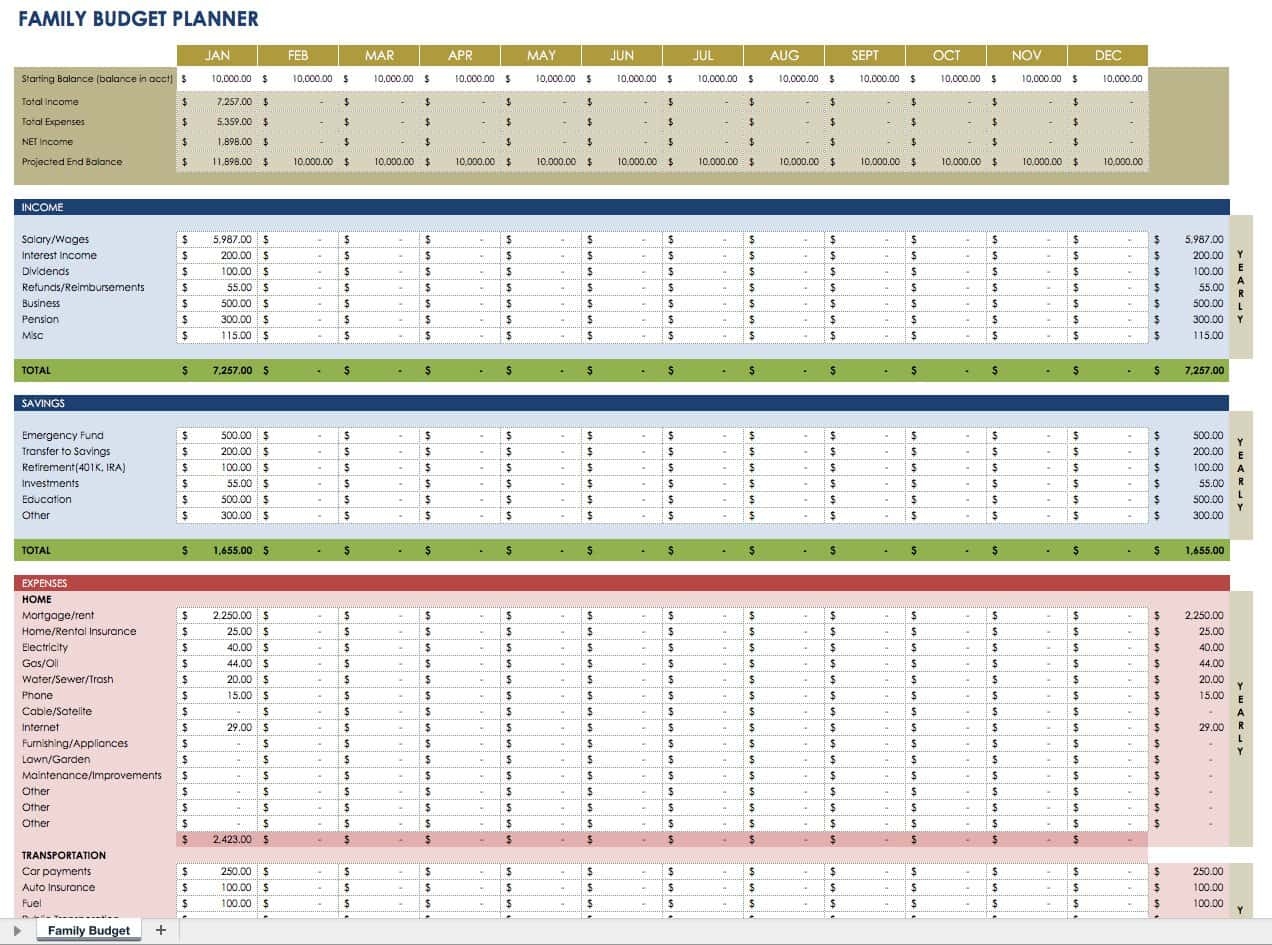 Retirement Planning Template