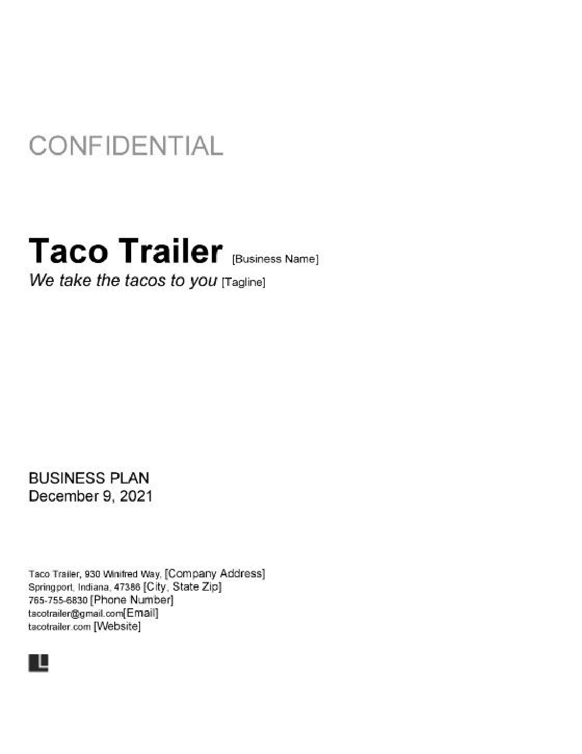Free Food Truck Business Plan Template U0026 Sample PDF U0026 Word