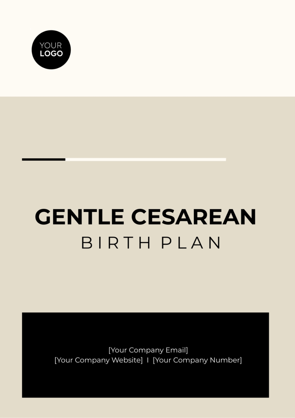 Gentle Cesarean Birth Plan Template