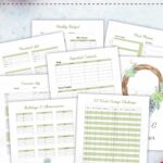 Free Mini Organizational Binder Printable 7 Page Planner Savor Savvy