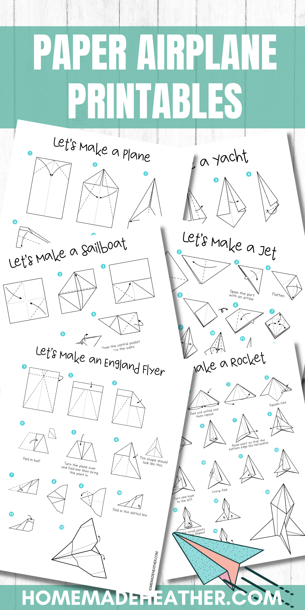 Free Printable Airplane Templates
