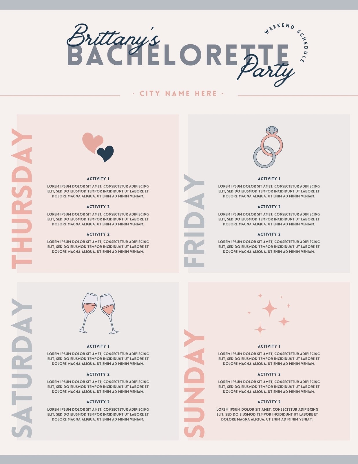Free Party Planner Templates To Customize And Print Canva