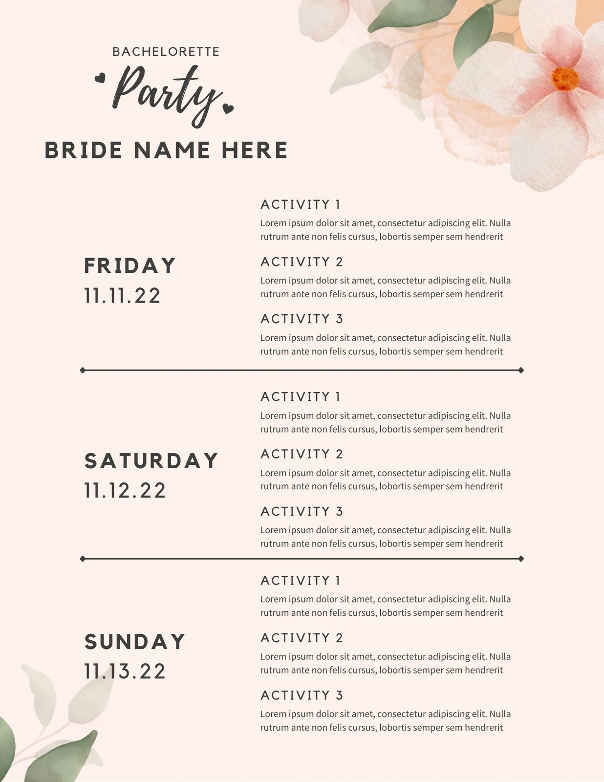 Free Party Planner Templates To Customize And Print Canva