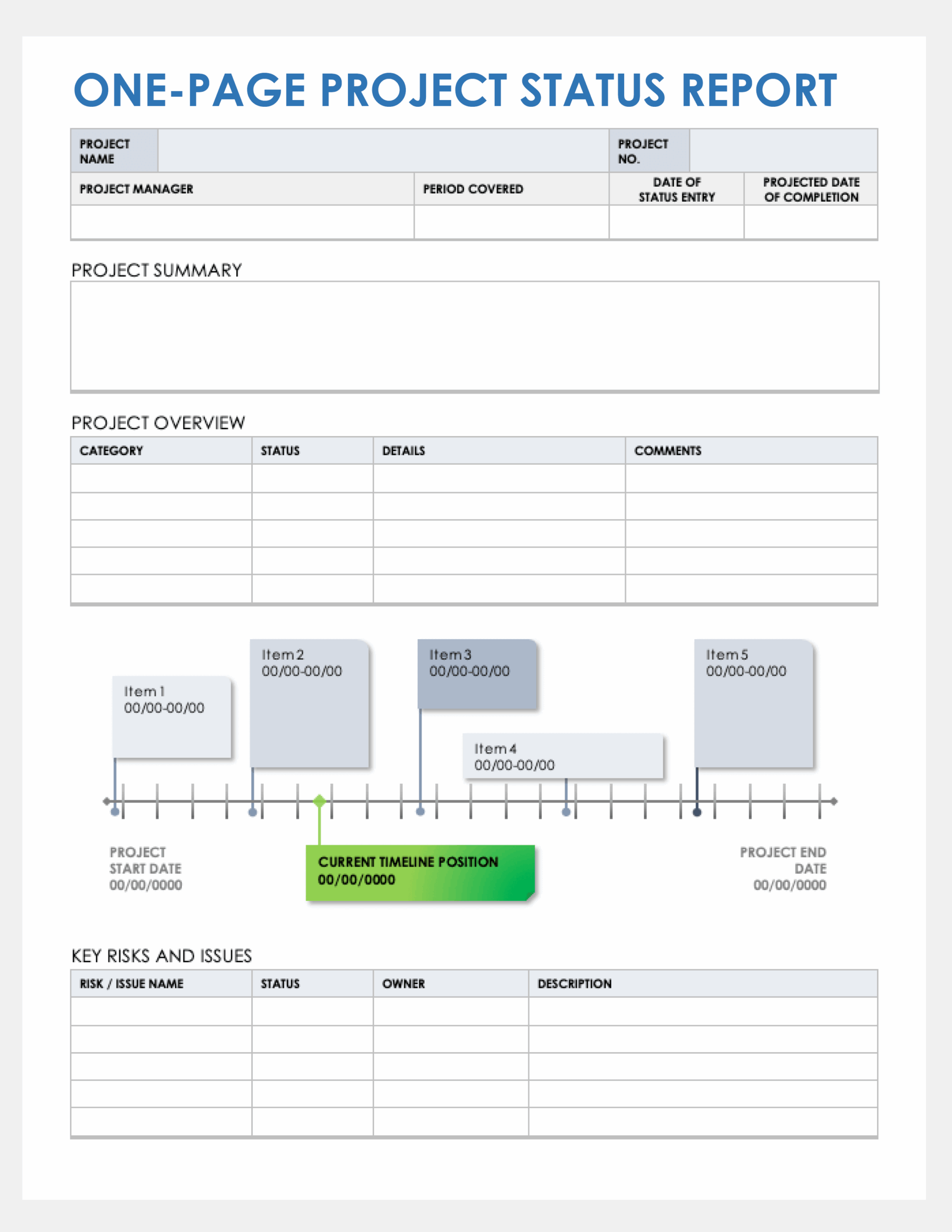 Free PDF Project Management Templates Smartsheet