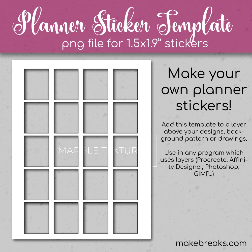 Free Planner Printables Archives Make Breaks