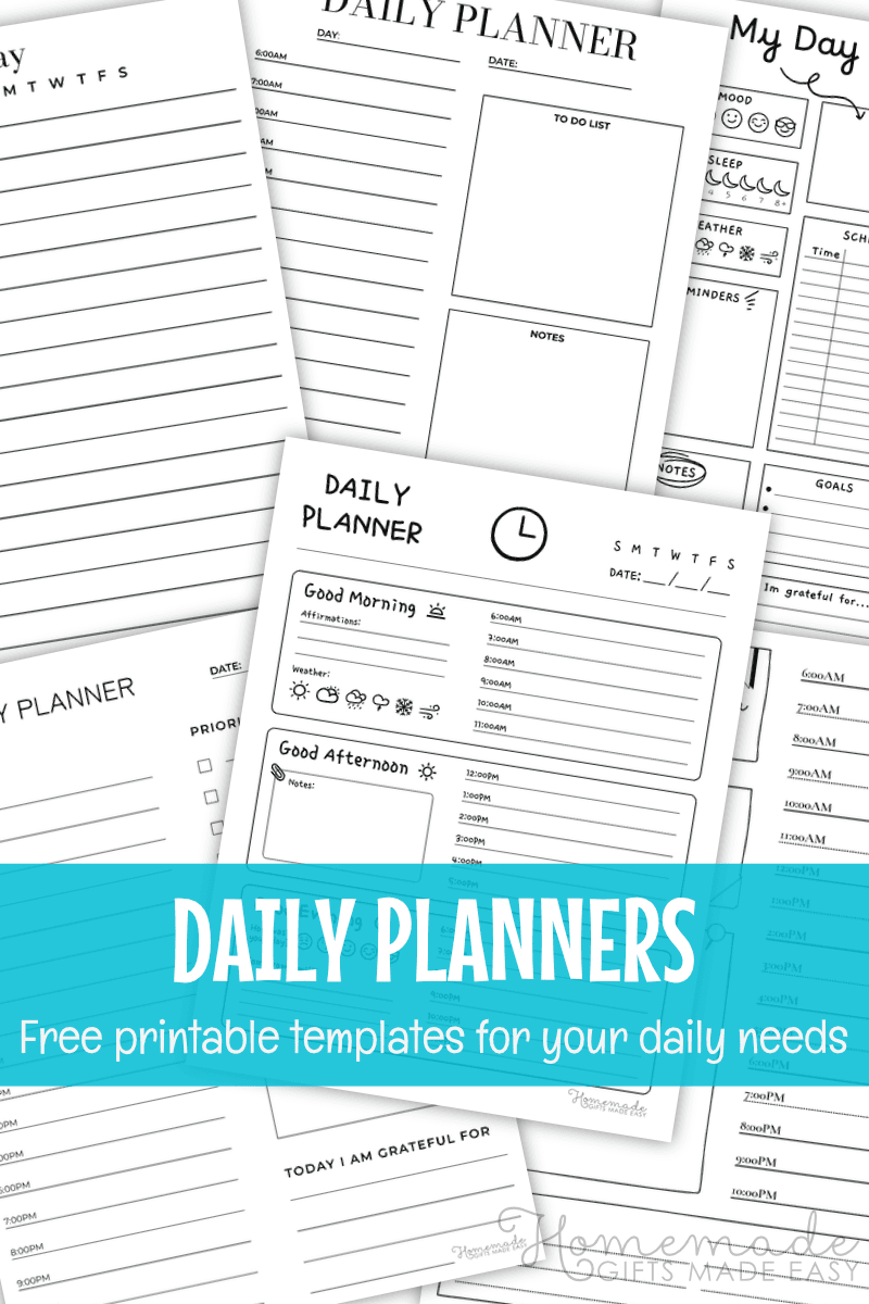 Free Printables For Planners