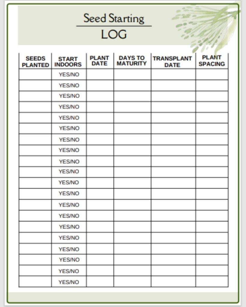 Free Printable Gardening Planner Secret Life Of Homesteaders