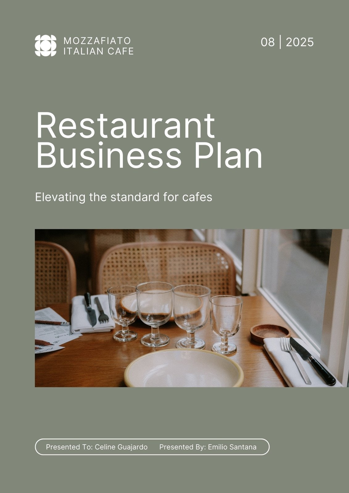 Free Printable Restaurant Business Plan Templates Canva