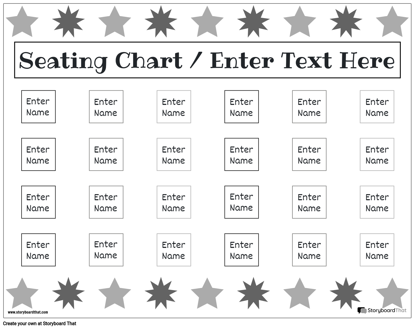 Classroom Seating Plan Template Free