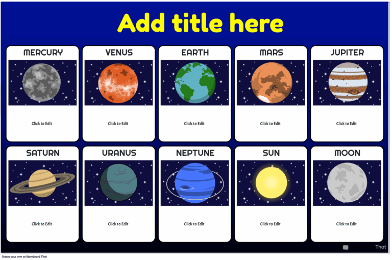 Free Solar System Posters Customize And Print Today