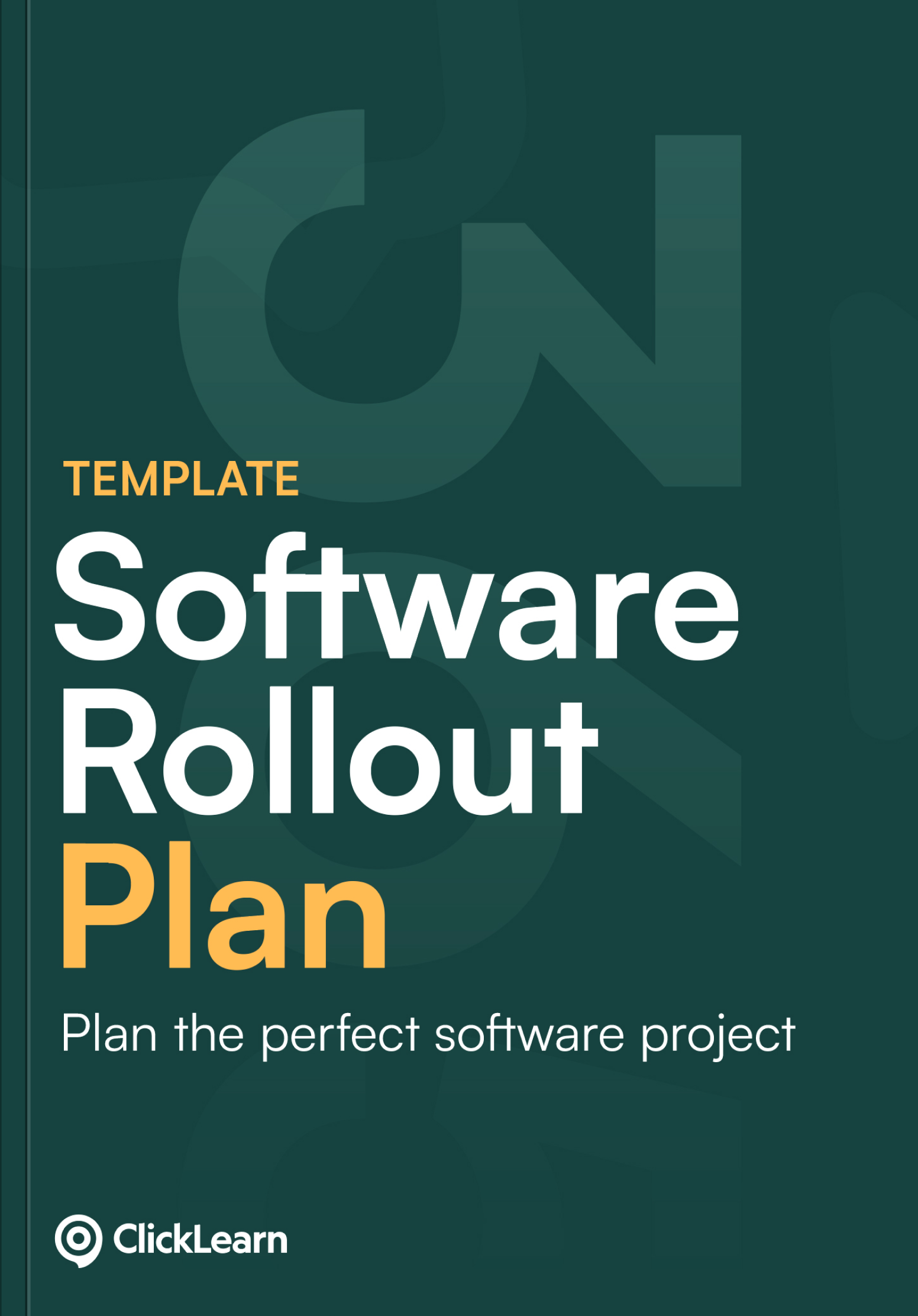 Free Template Software Rollout Plan ClickLearn