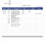 Free Vehicle Maintenance Log Template For Excel