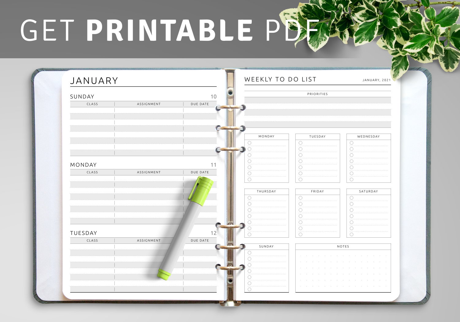 Get 2024 2025 Happy Planner Inserts Printable PDF Worksheets Library