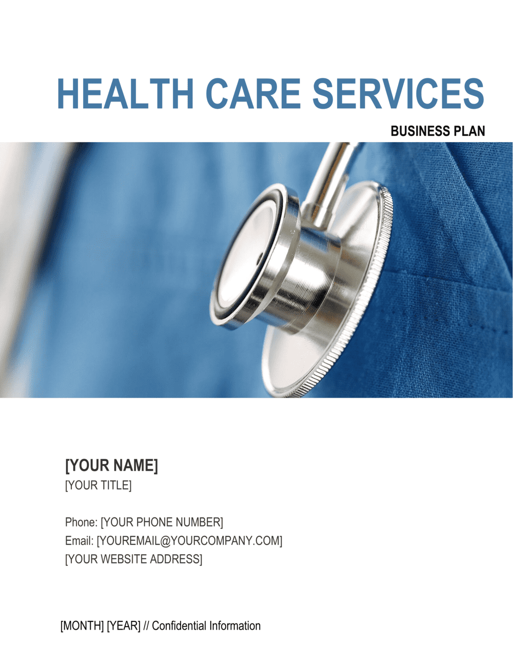 Health Care Services Business Plan Template