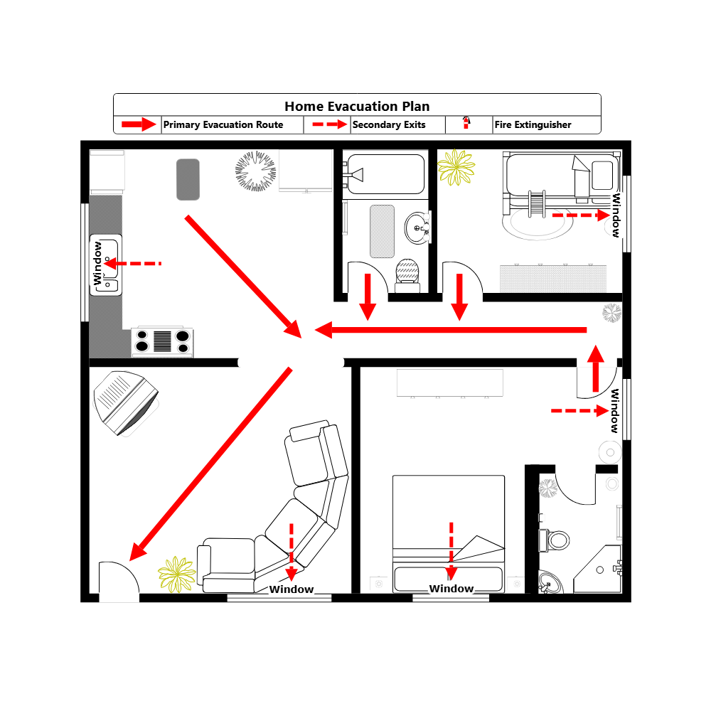 Home Evacuation Plan 3