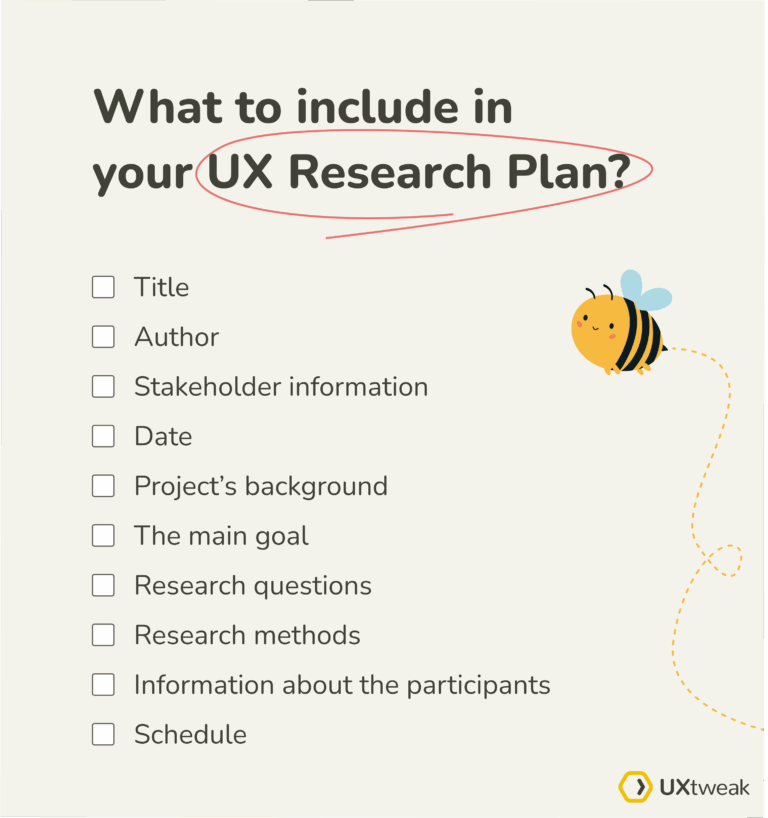 How To Create A UX Research Plan w Example UXtweak