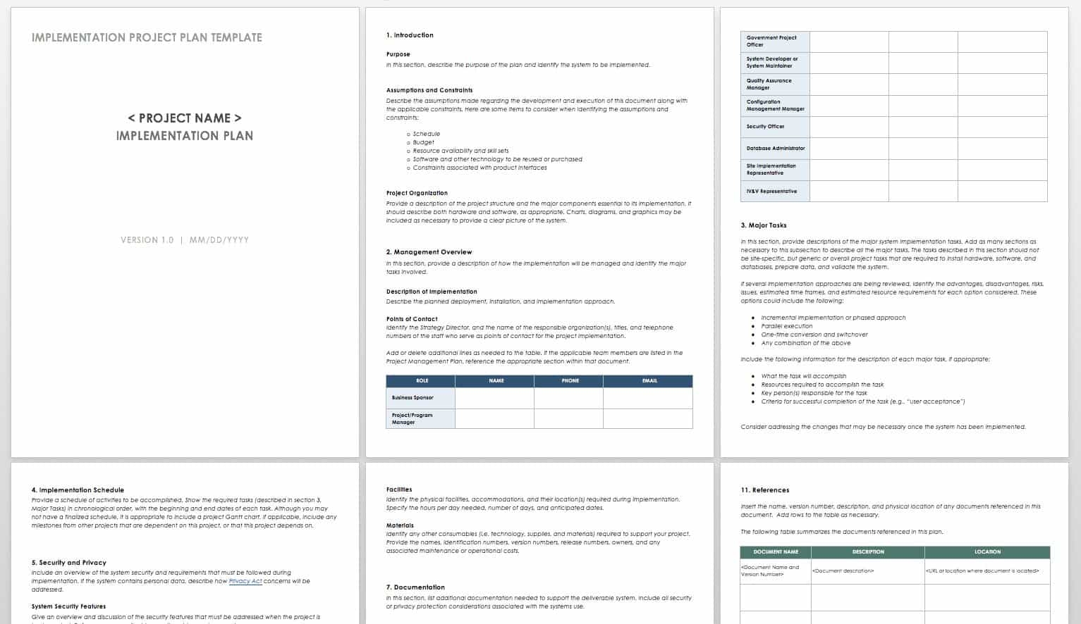 How To Create An Implementation Plan Smartsheet