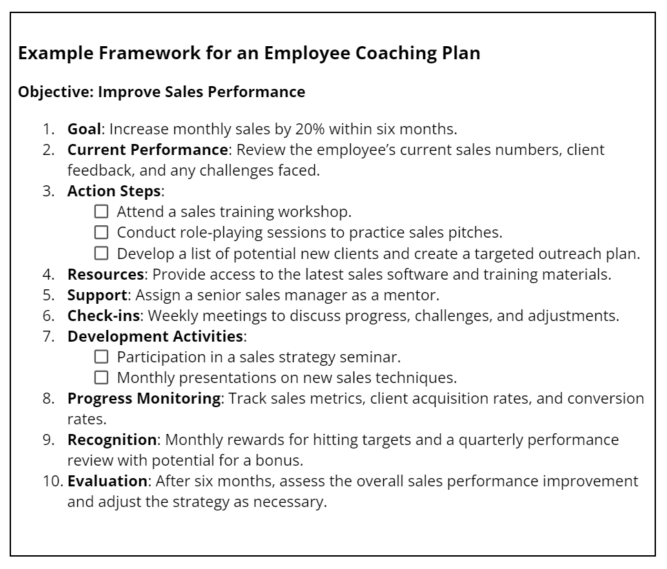 How To Create Effective Employee Coaching Plans 3 Examples 