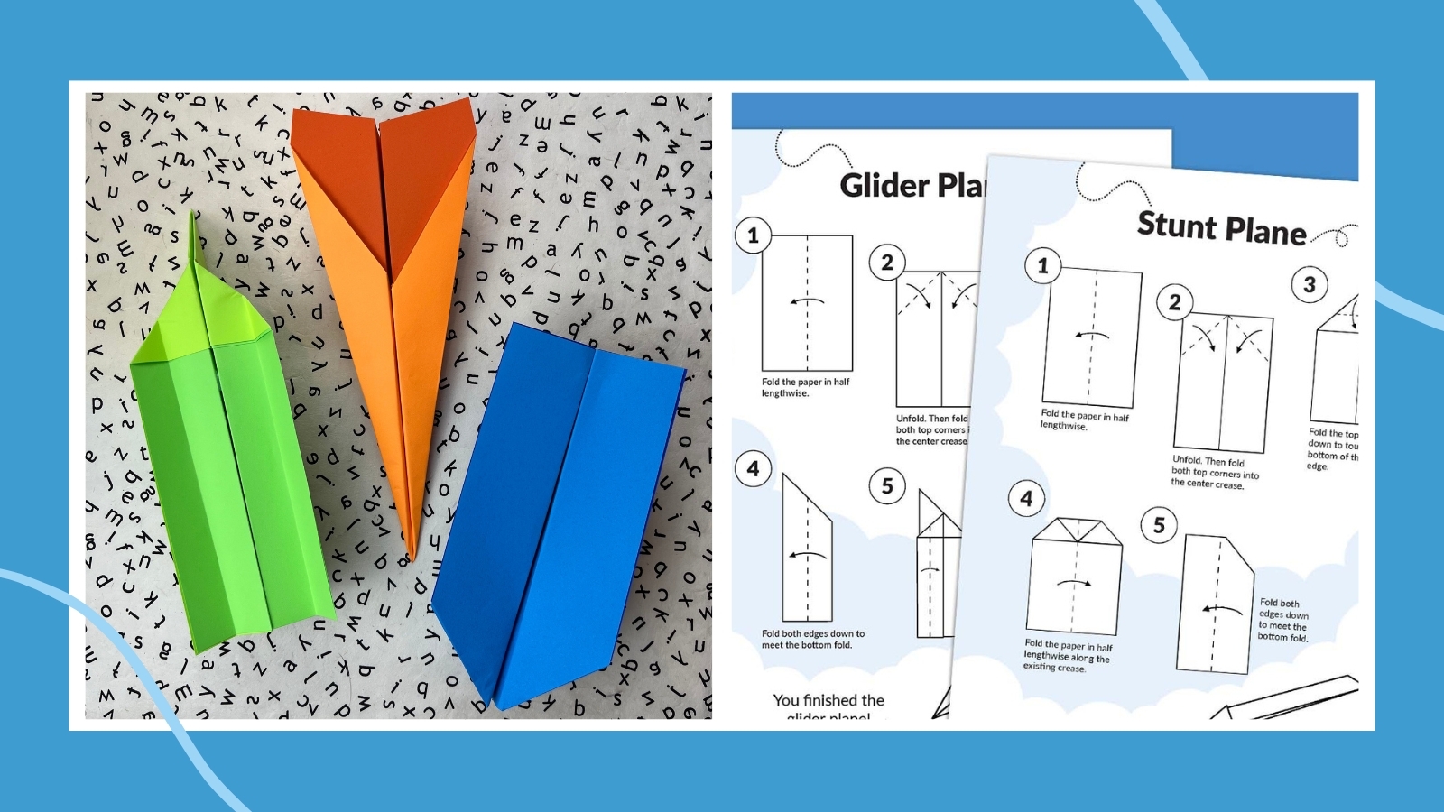 Template Paper Plane