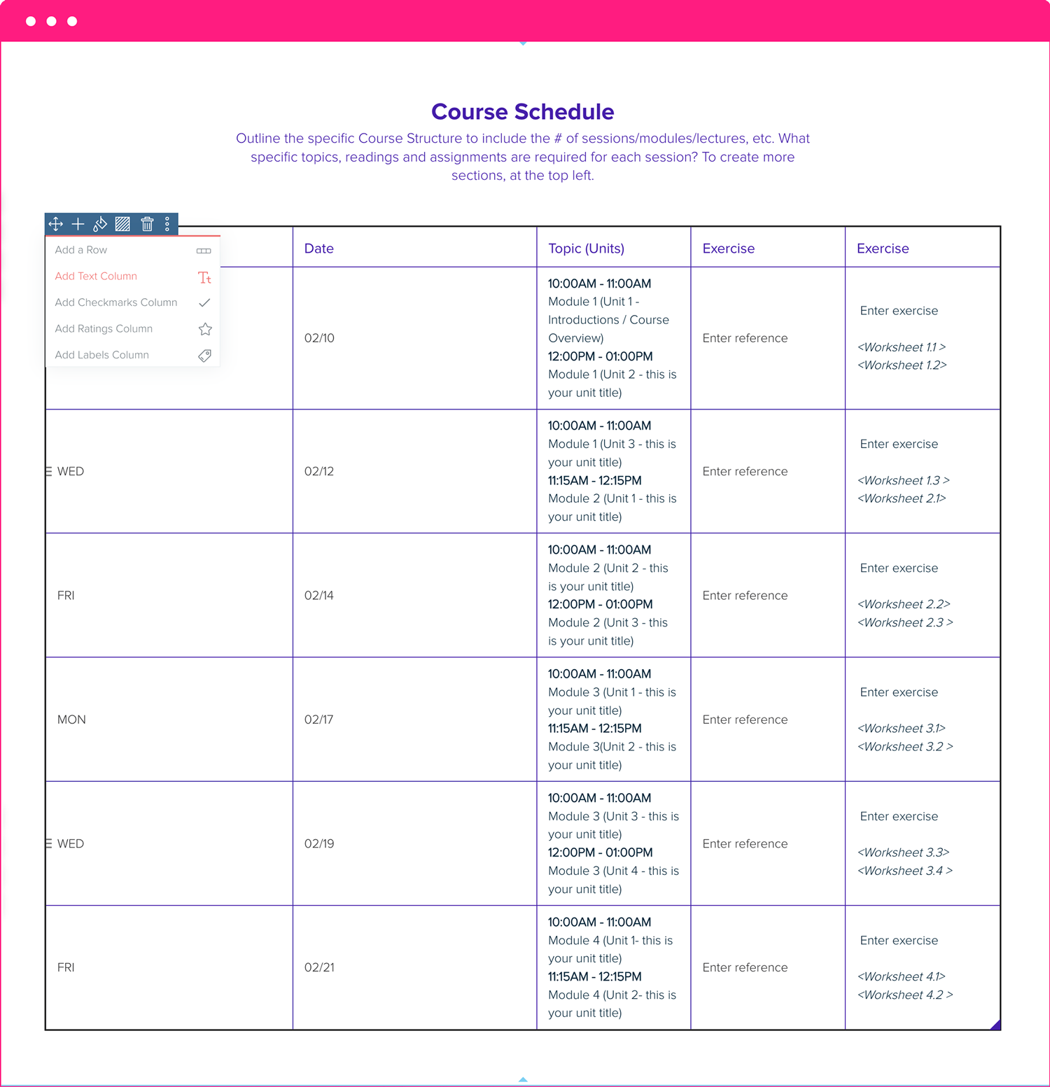 How To Plan A Course Outline Free Template Included 