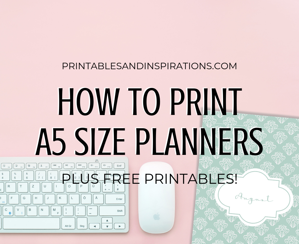 Free Printable Planner Inserts