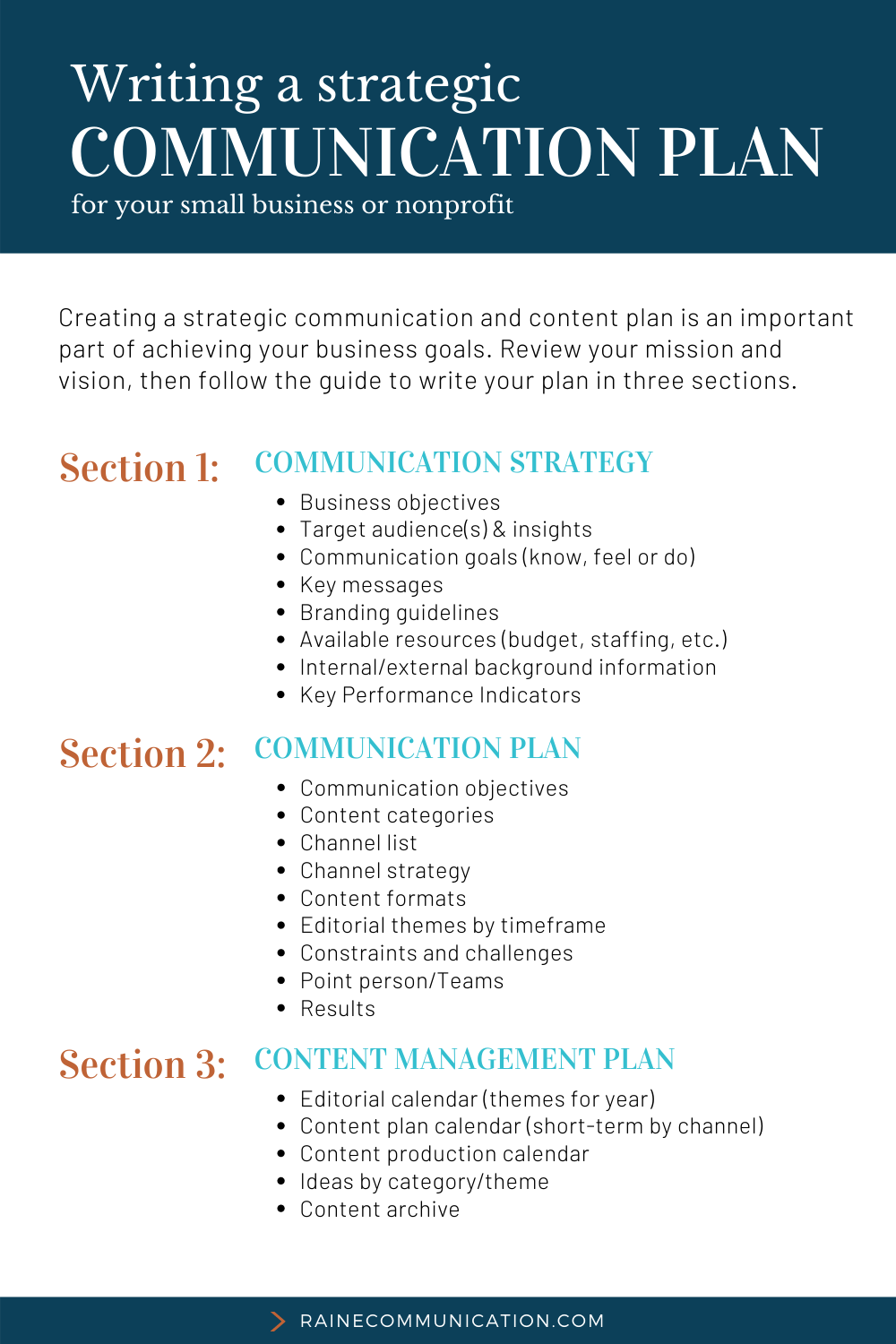 How To Strategically Plan Your Organization s Communication And Content Raine Media