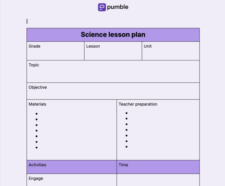 How To Write A Lesson Plan Template With Examples