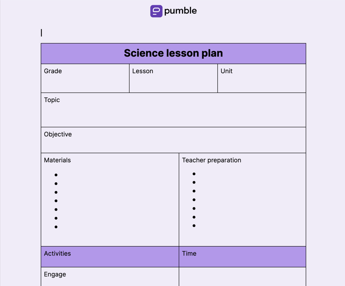 How To Write A Lesson Plan Template With Examples