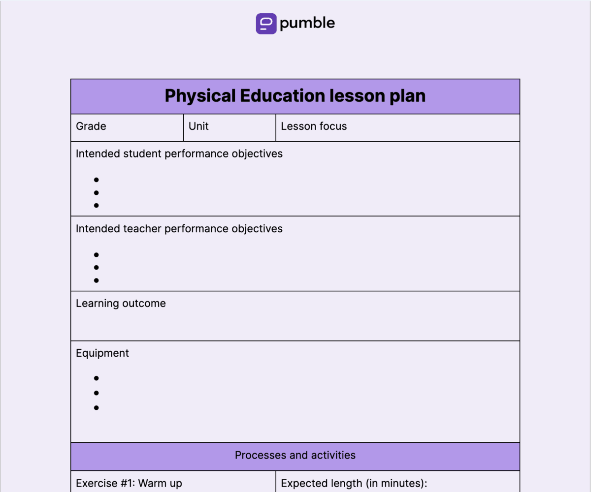 How To Write A Lesson Plan Template With Examples