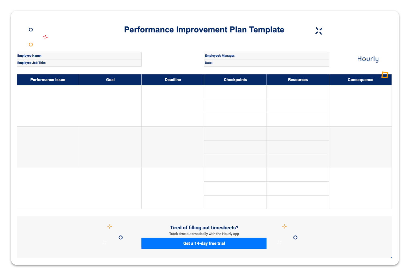  How To Write A Performance Improvement Plan Free Template 