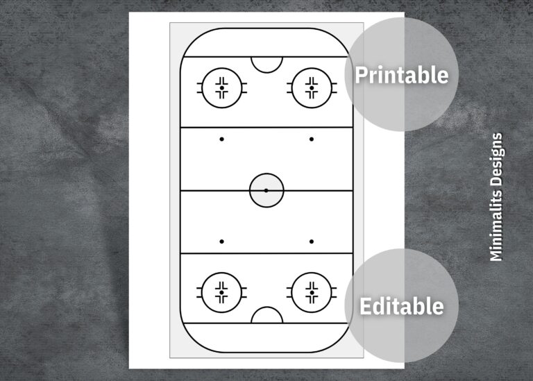Ice Hockey Playbook Template Printable Blank Ice Hockey Rink Canva Template Ice Hockey Practice Plan Editable Ice Hockey Playbook Etsy Ireland