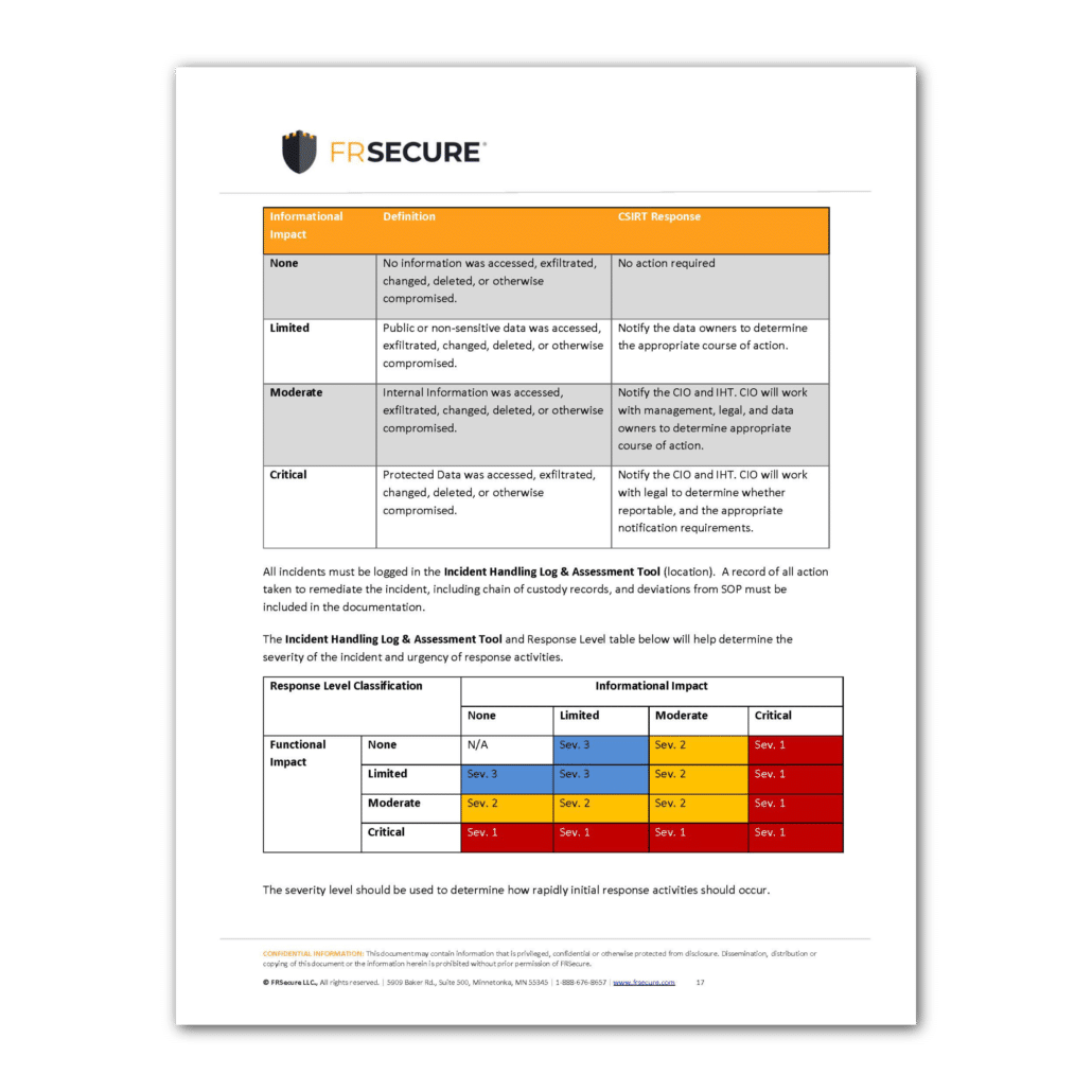 Incident Action Plan Template