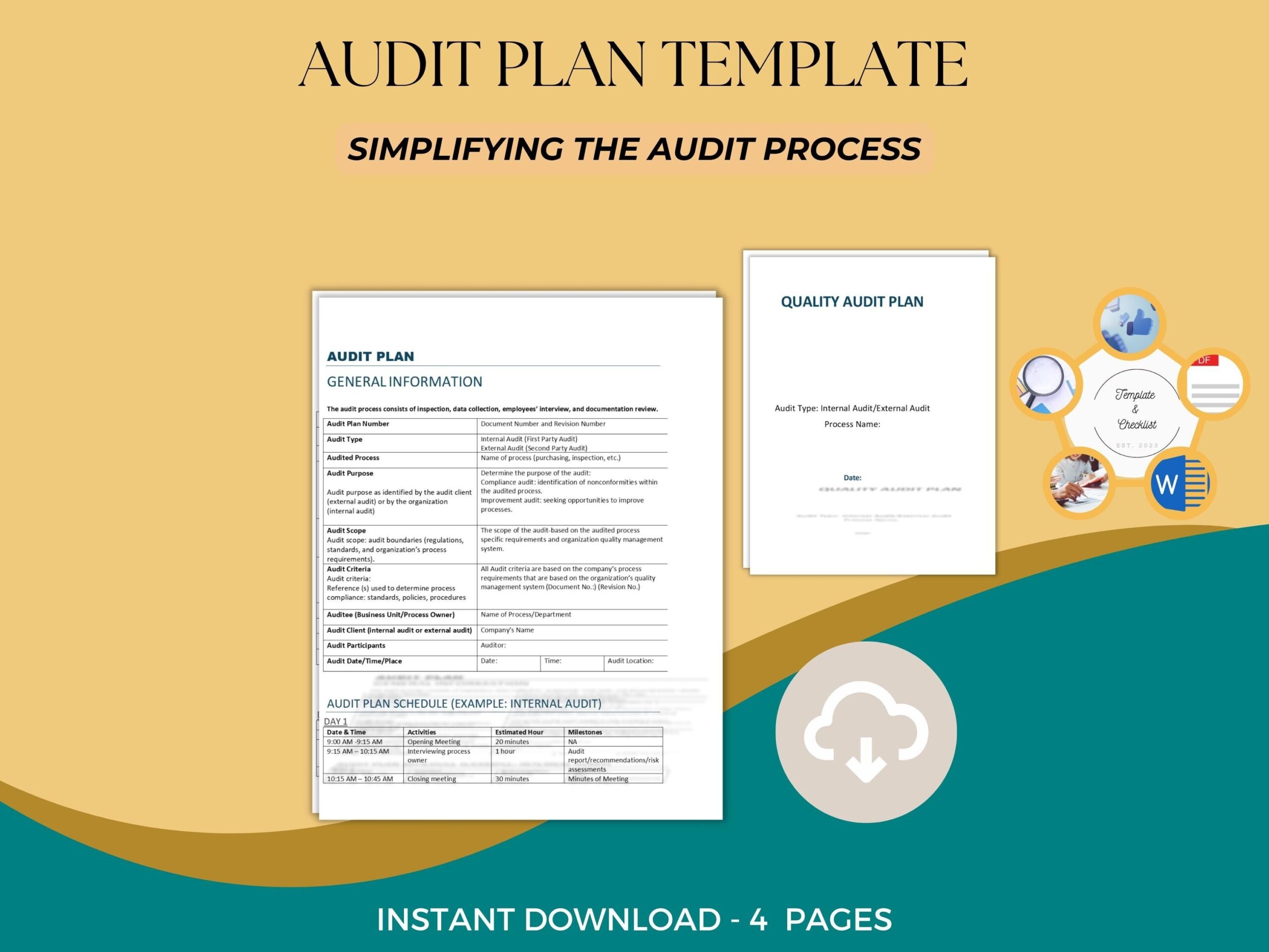 Audit Plan Template