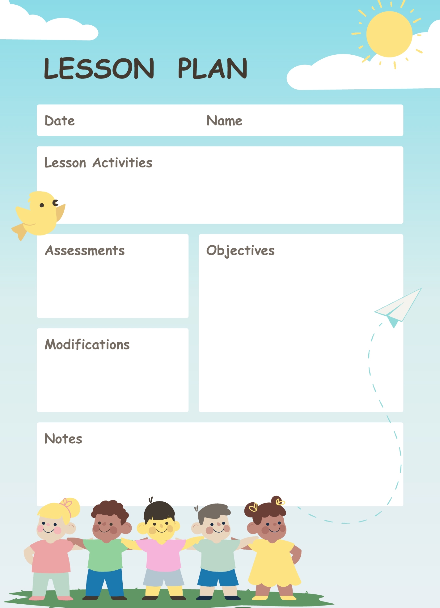 Kindergarten Art Lesson Plan Free Google Docs Template Gdoc io