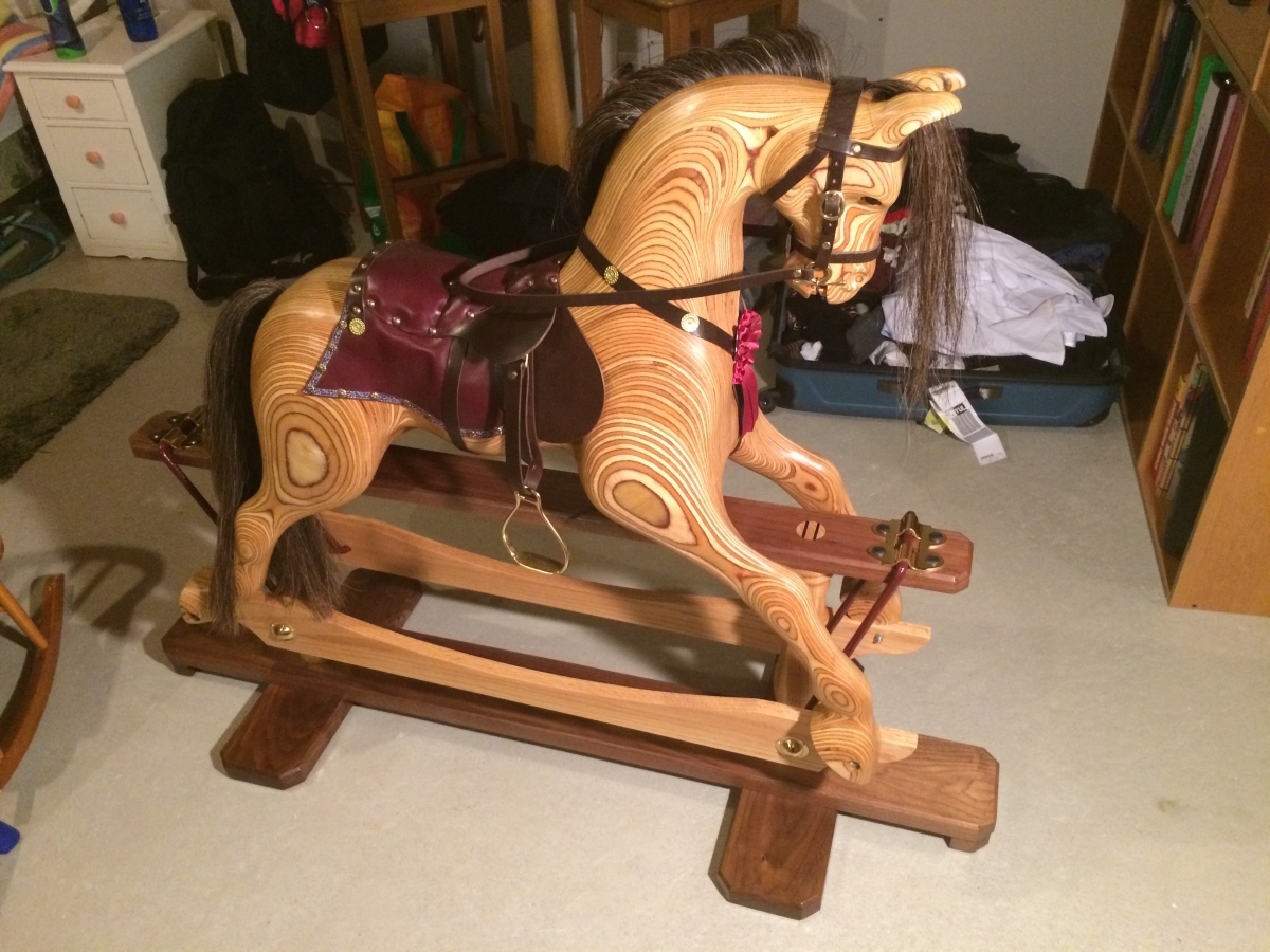 Laminated Plywood Rocking Horse The Wood Whisperer