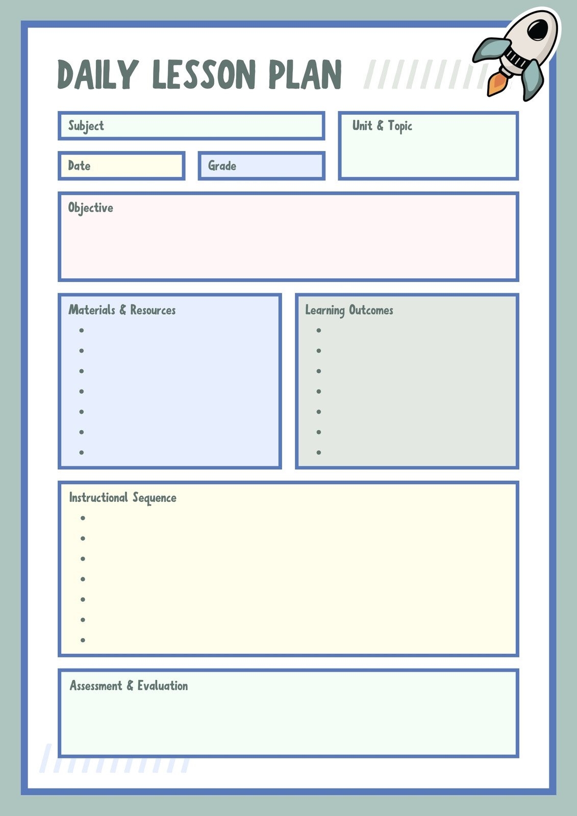 Lesson Plan Templates You Can Customize For Free Canva