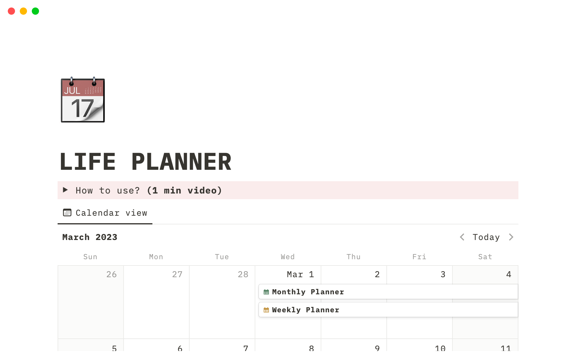 Life Planner Pack Template By Hashim Sultan Notion Marketplace