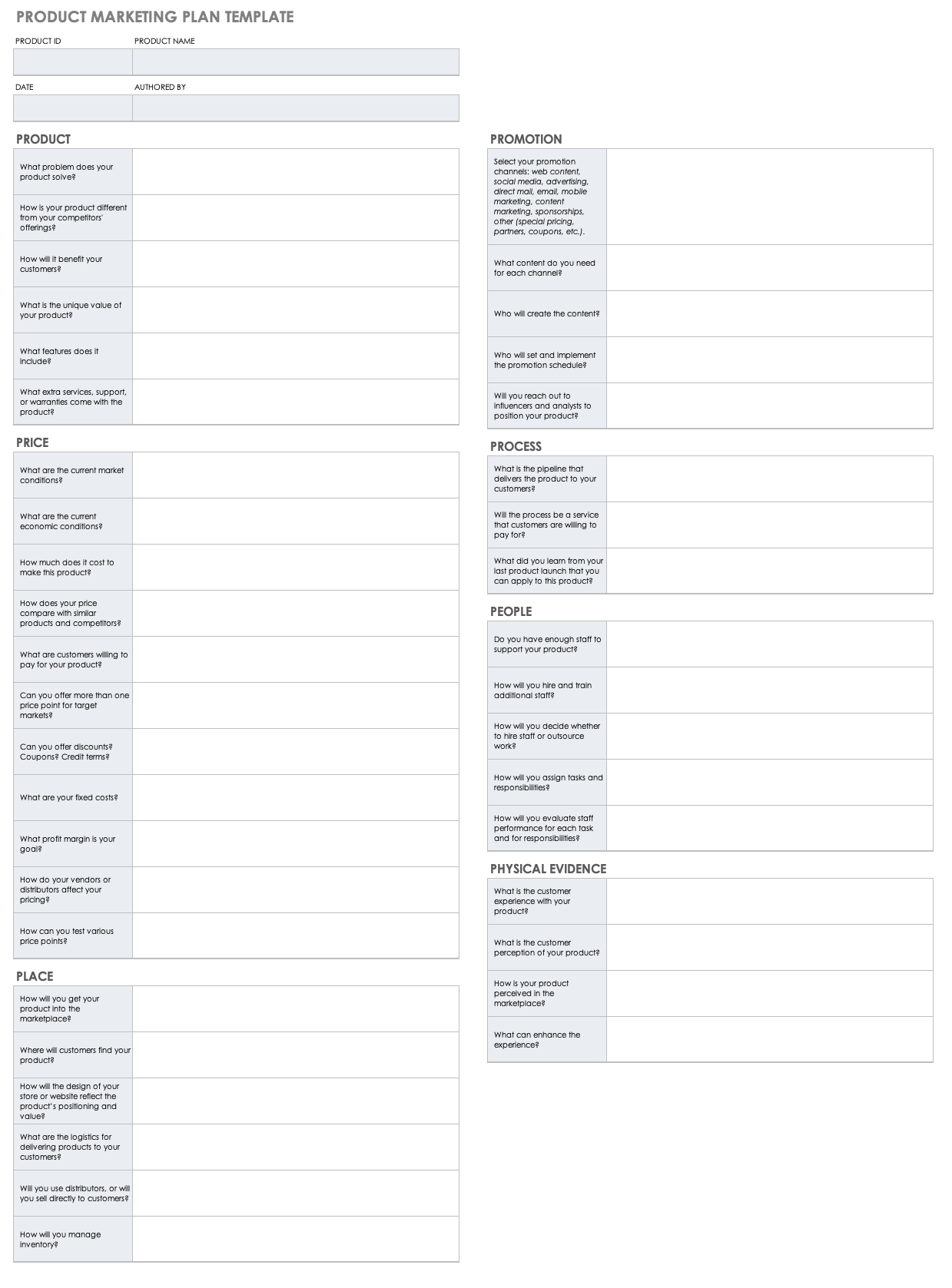 Marketing Plan Templates With Guide Smartsheet