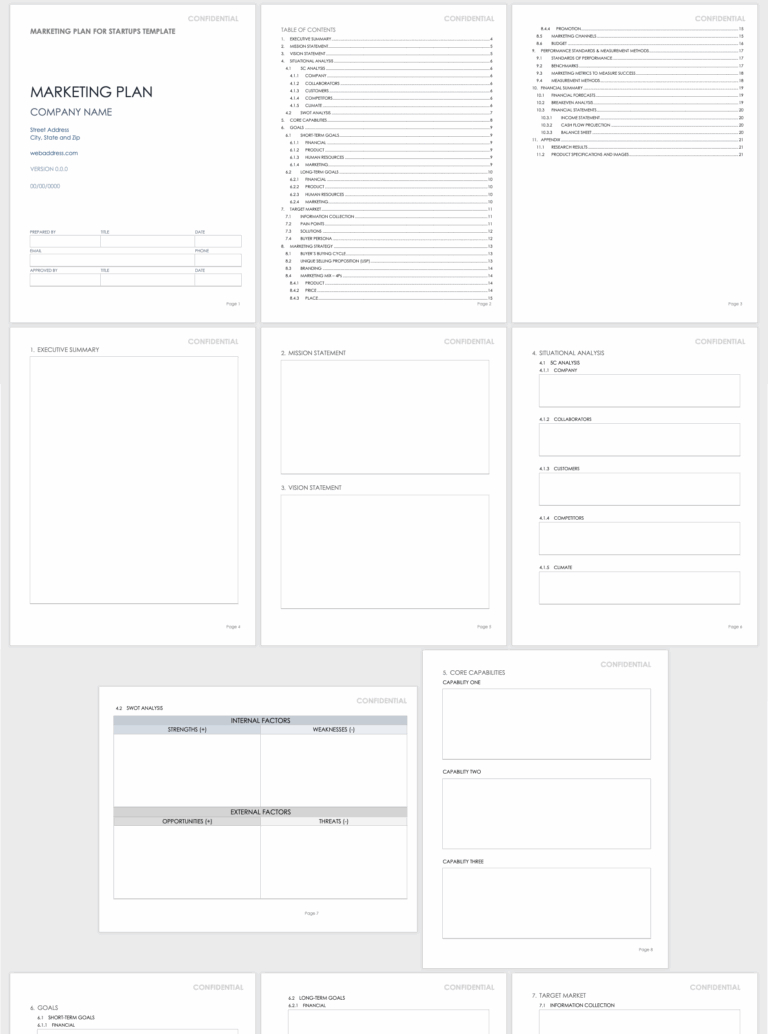 Marketing Plan Templates With Guide Smartsheet