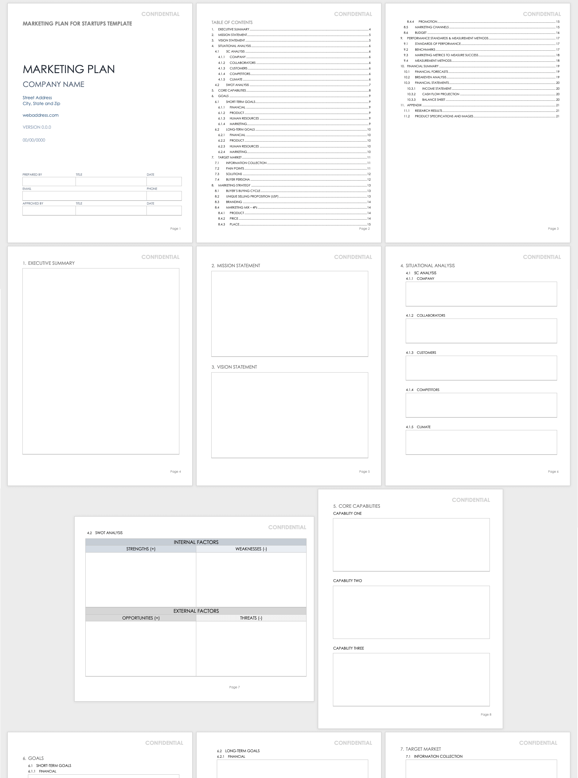 Marketing Plan Templates With Guide Smartsheet
