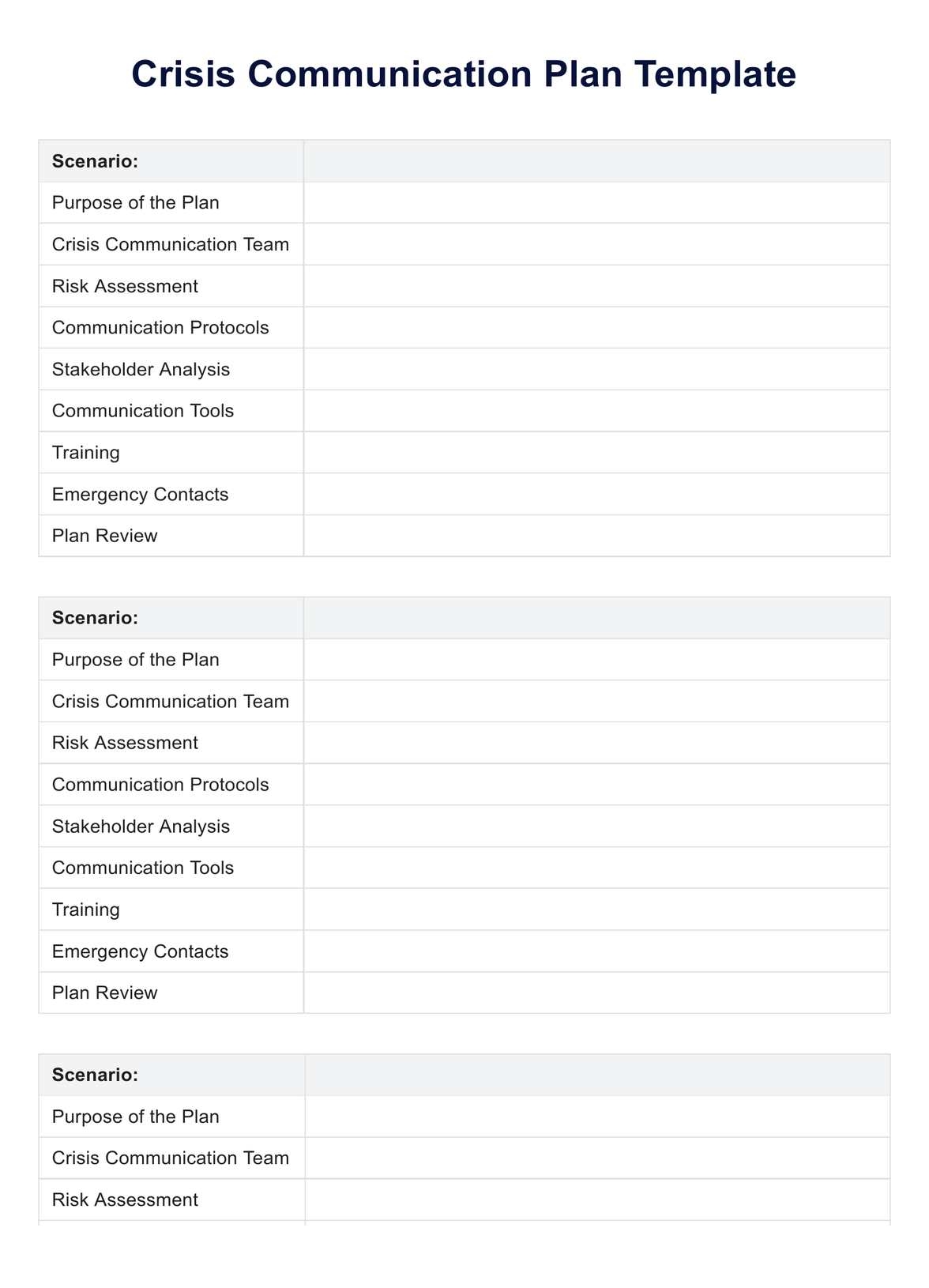 Mental Health Crisis Plan U0026 Example Free PDF Download