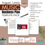 Music Business Plan Template The Crafty Musician