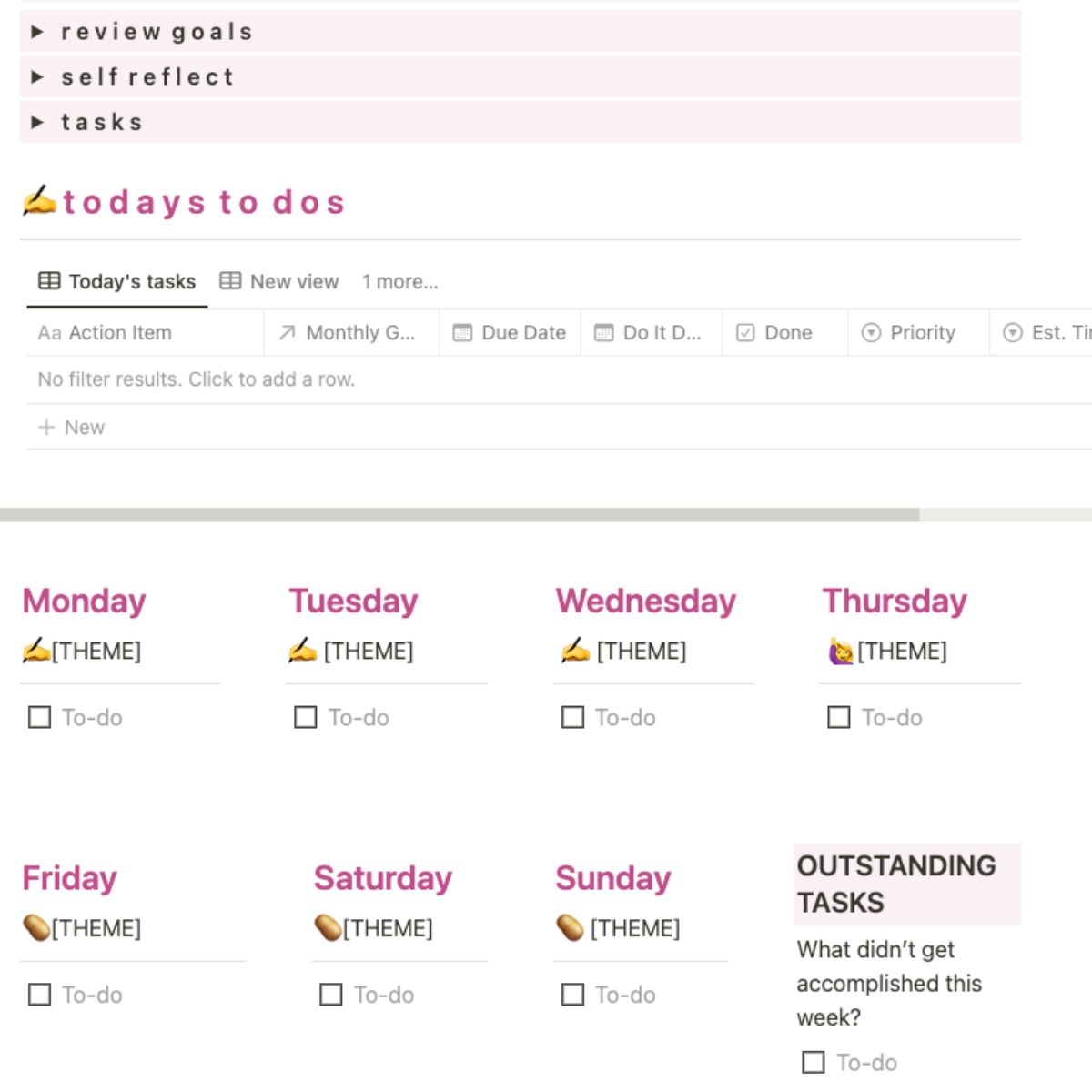 My Weekly Planning Routine In Notion It s ADHD Friendly ADHD 