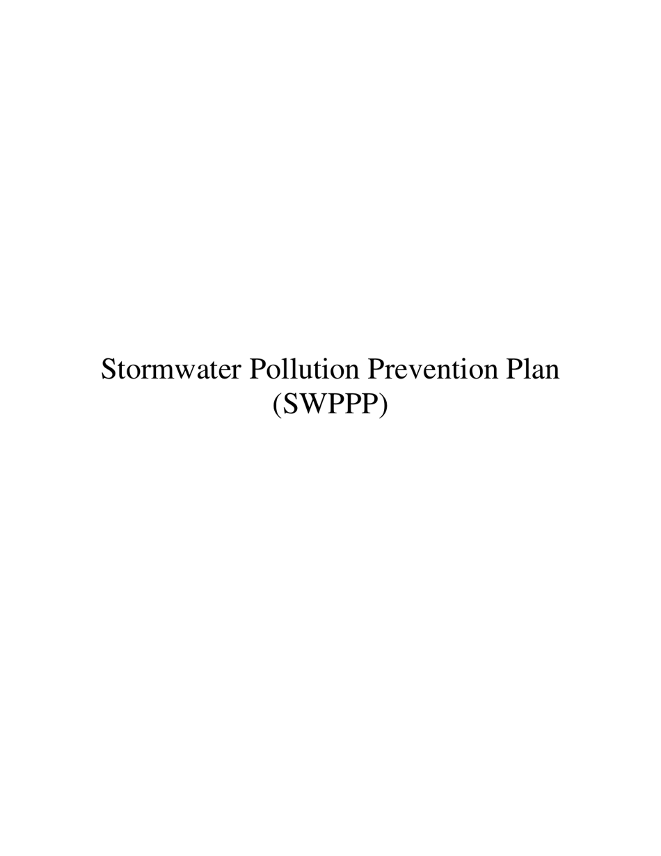 Nevada Stormwater Pollution Prevention Plan Swppp Template Fill Out Sign Online And Download PDF Templateroller