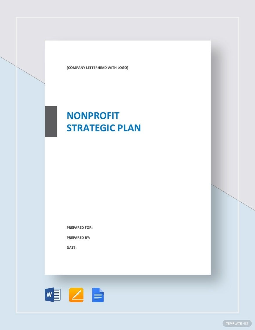 Nonprofit Strategic Plan Template In Word Pages Google Docs Download Template