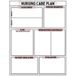 Nursing Care Plan Care Plan Study Template Printable PDF Etsy