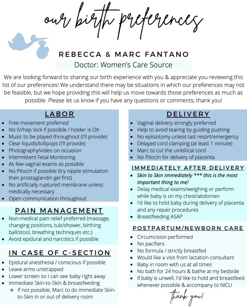 Our Birth Story U0026 Tips For Writing A Birth Plan Sunseeking In Style